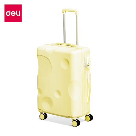 กระเป๋าเดินทางล้อลาก DELI EH1058-YL-24-01 24นิ้ว สีเหลือง_0
